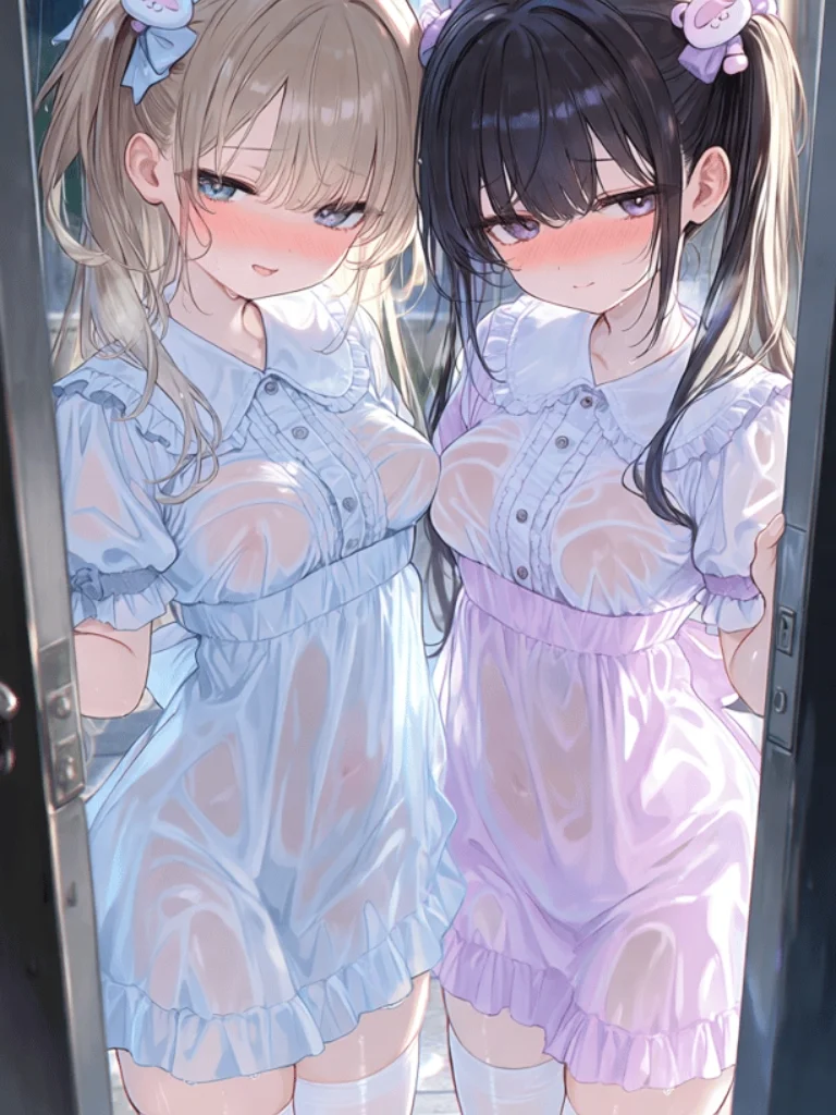 暴雨天,萝莉二姐妹的深夜借宿