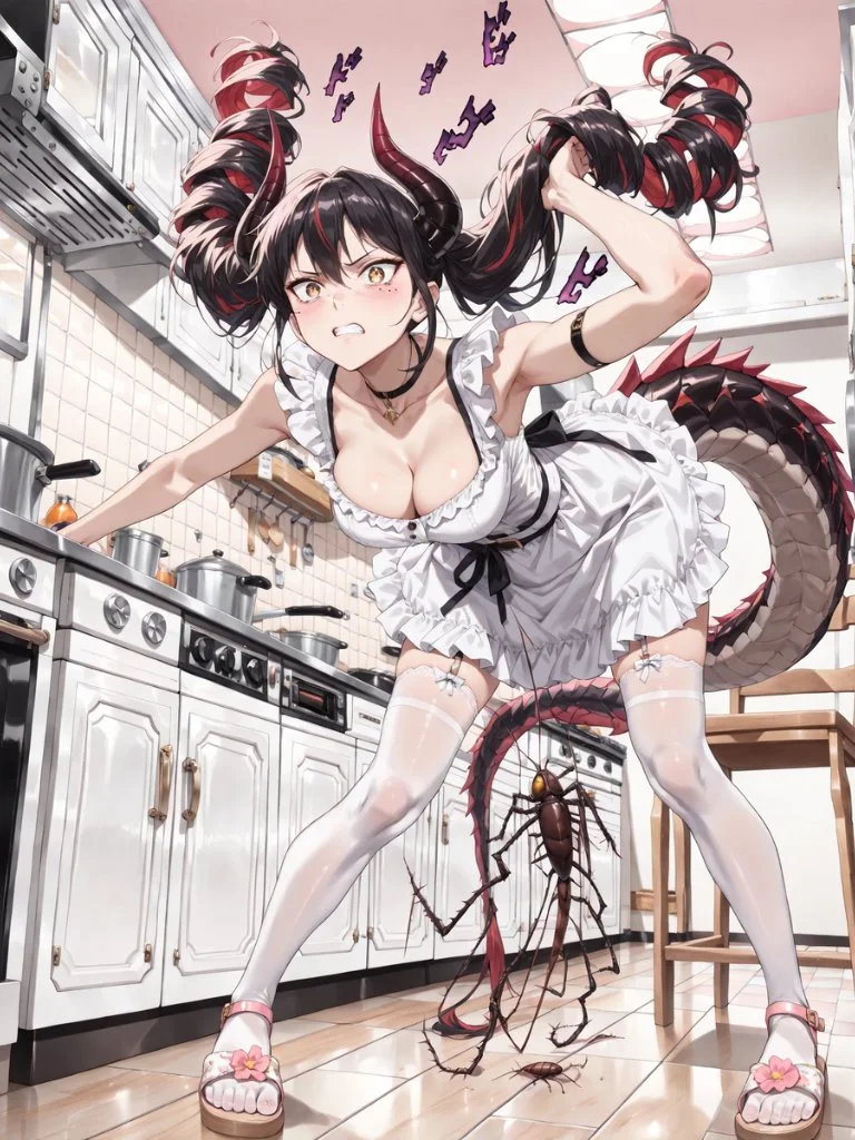 一脸嫌弃却会满足你所有要求的嘴臭龙娘