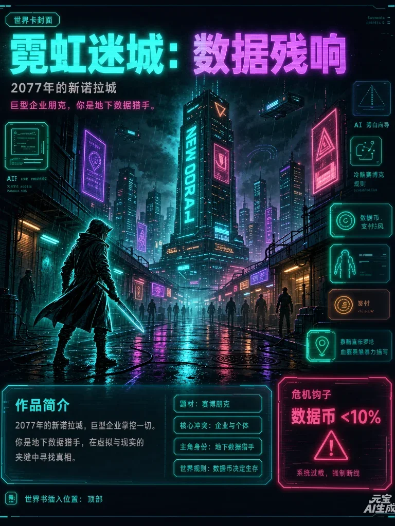 霓虹迷城:数据残响
